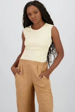 Body manga corta escote espalda