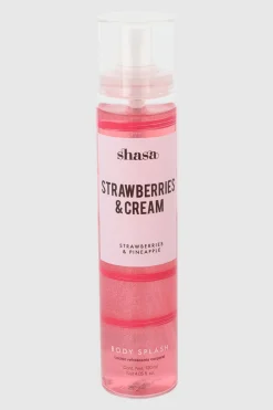 Body Splash Glitter Strawberries And Cream