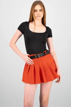 Bodysuit escote cuadrado doble tela