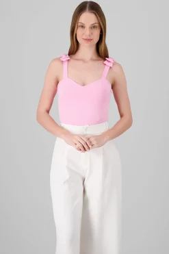 Bodysuit Liso Con Tirante Moños Hypsters