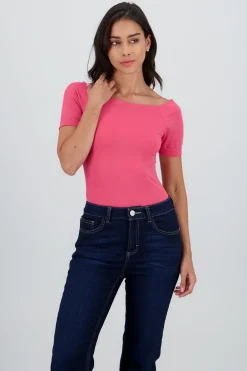 Bodysuit Liso Hombros Descubiertos