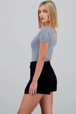 Bodysuit Liso Hombros Descubiertos