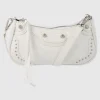 Bolsa baguette hombro studs cadena