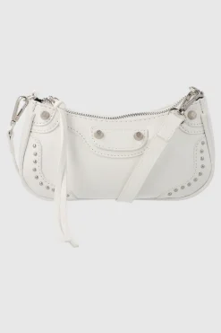 Bolsa baguette hombro studs cadena