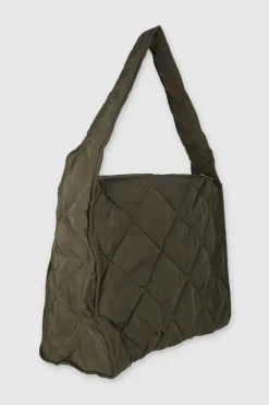 Bolso tote capitonado oversize