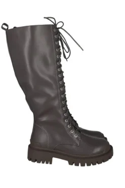 Bota combat larga rodilla