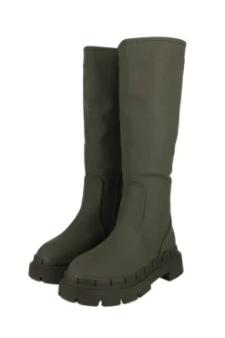 Bota Maxi Efecto Piel