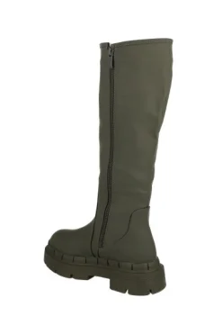 Bota Maxi Efecto Piel