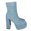 Bota plataforma denim