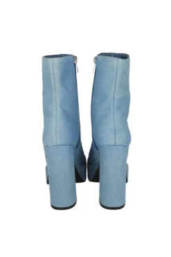 Bota plataforma denim