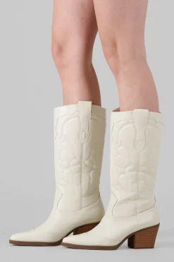 Bota vaquera pespunte punta