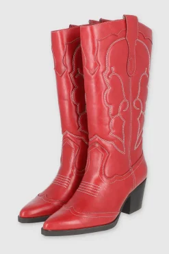 Bota vaquera pespunte punta