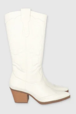 Bota vaquera pespunte punta