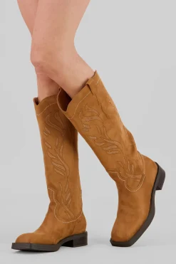 Bota vaquera punta cuadrada