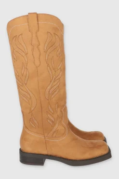 Bota vaquera punta cuadrada