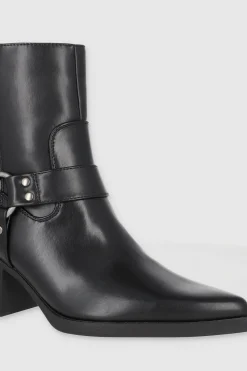 Bota vaquera tiras hebilla aro