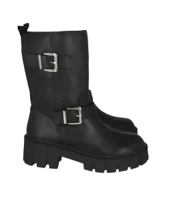 Botas biker hebilla doble