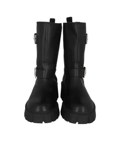 Botas biker hebilla doble