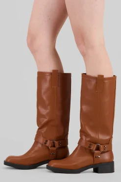 Botas Motero Hebilla Estoperoles