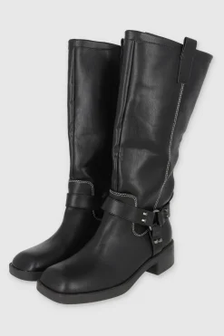 Botas Motero Hebilla Estoperoles