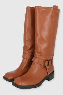 Botas Motero Hebilla Estoperoles