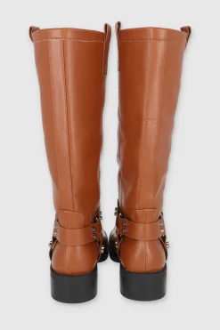 Botas Motero Hebilla Estoperoles