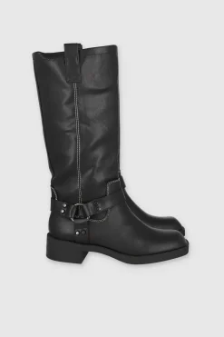 Botas Motero Hebilla Estoperoles