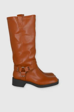 Botas Motero Hebilla Estoperoles