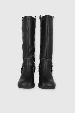 Botas Motero Hebilla Estoperoles