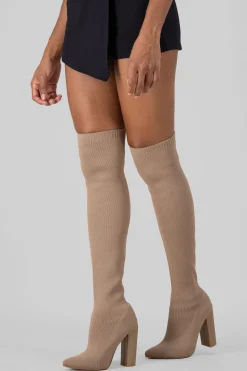 Botas overknee tacón grueso