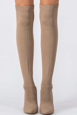 Botas overknee tacón grueso