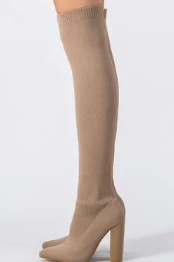 Botas overknee tacón grueso