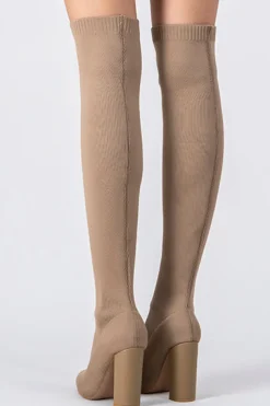 Botas overknee tacón grueso