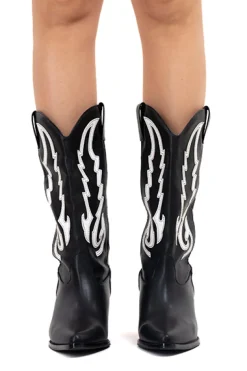 Botas vaqueras bicolor