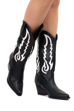 Botas vaqueras bicolor