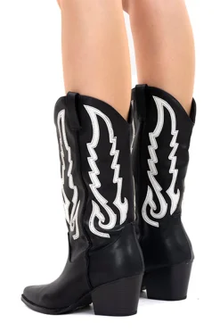 Botas vaqueras bicolor