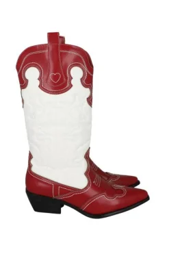 Botas vaqueras bicolor costuras