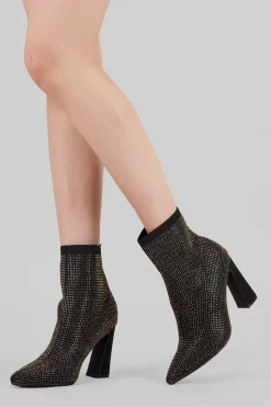 Botin calcetin multi brillos