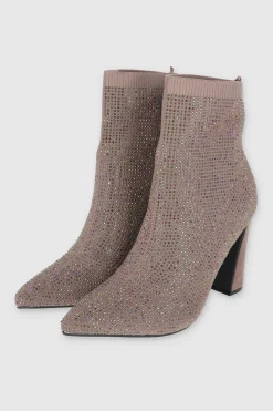 Botin calcetin multi brillos