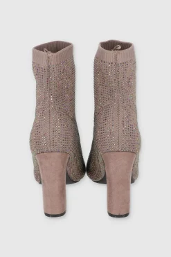 Botin calcetin multi brillos