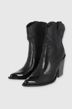 Botin Vaquero Textura Reptil