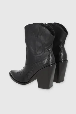 Botin Vaquero Textura Reptil