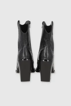 Botin Vaquero Textura Reptil