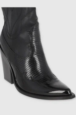 Botin Vaquero Textura Reptil
