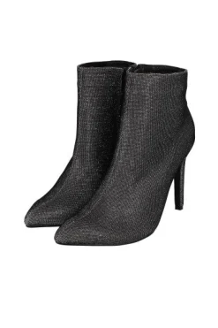 Botín alto brillos puntiagudo