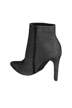 Botín alto brillos puntiagudo