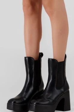 Botín chelsea tacón plataforma