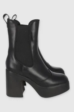 Botín chelsea tacón plataforma