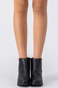 Botín cierre lateral suela track