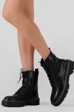 Botín Combat Efecto Piel